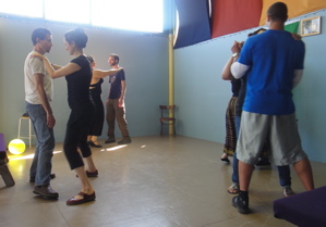 people dancing tango