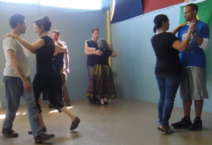 people dancing tango