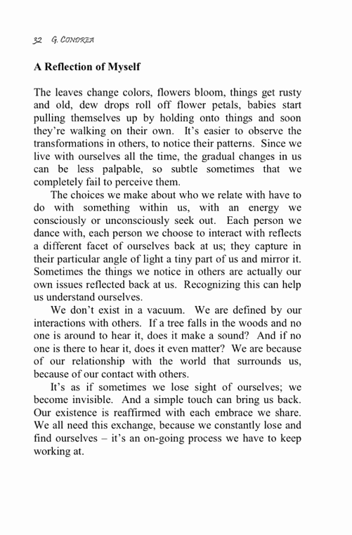 A Reflection of Myself